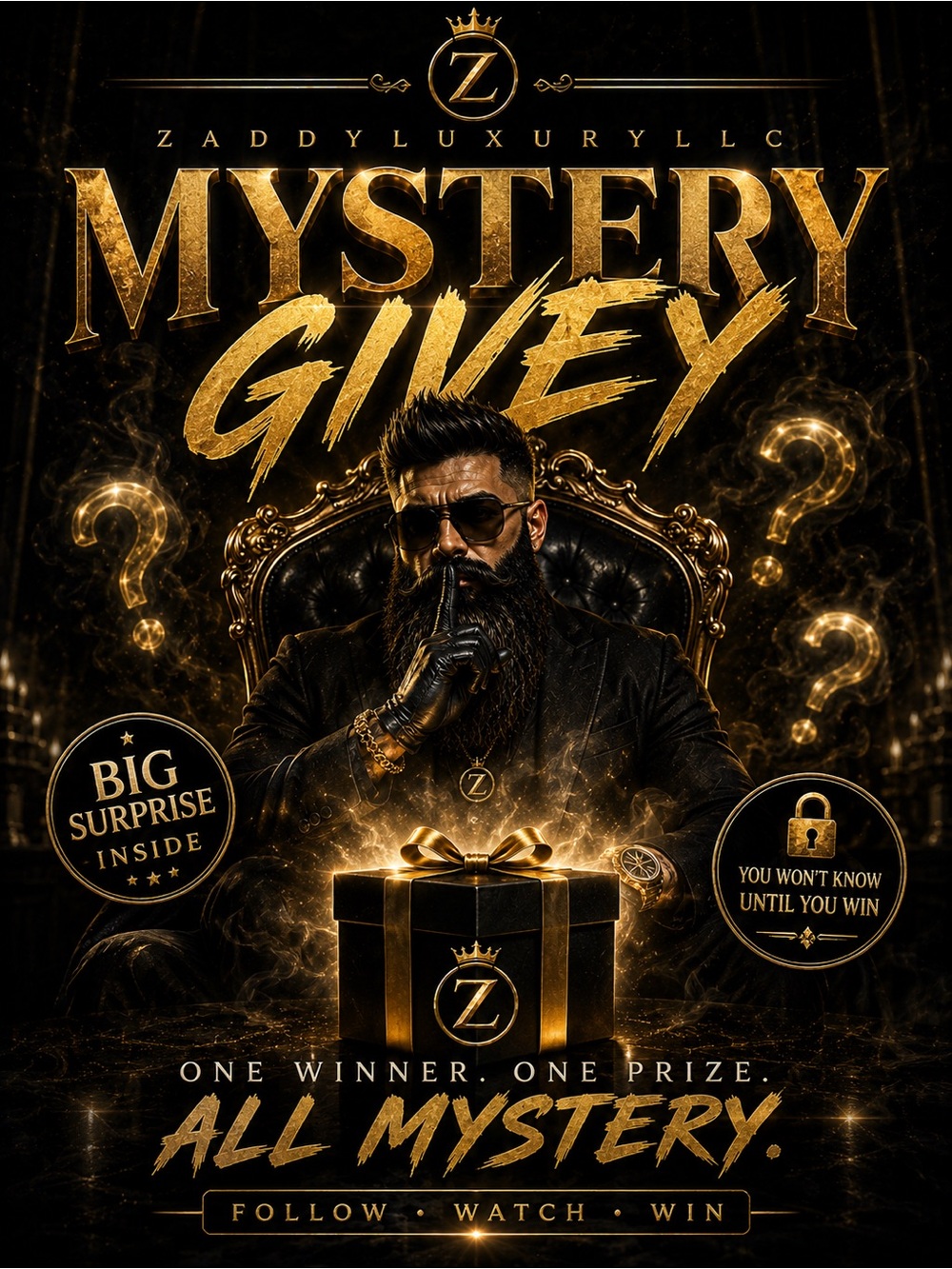 Mystery Givey - follow IG @zaddy_waleed